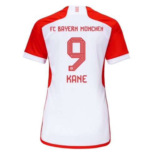 Dámy Fotbalový dres Bayern Munich Harry Kane #9 2023-24 Domácí Krátký Rukáv